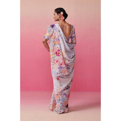 Dressfolk Women Mystic Blossoms Saree