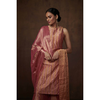 Dressfolk Multicolor Tissue Palazzo (Set of 3)