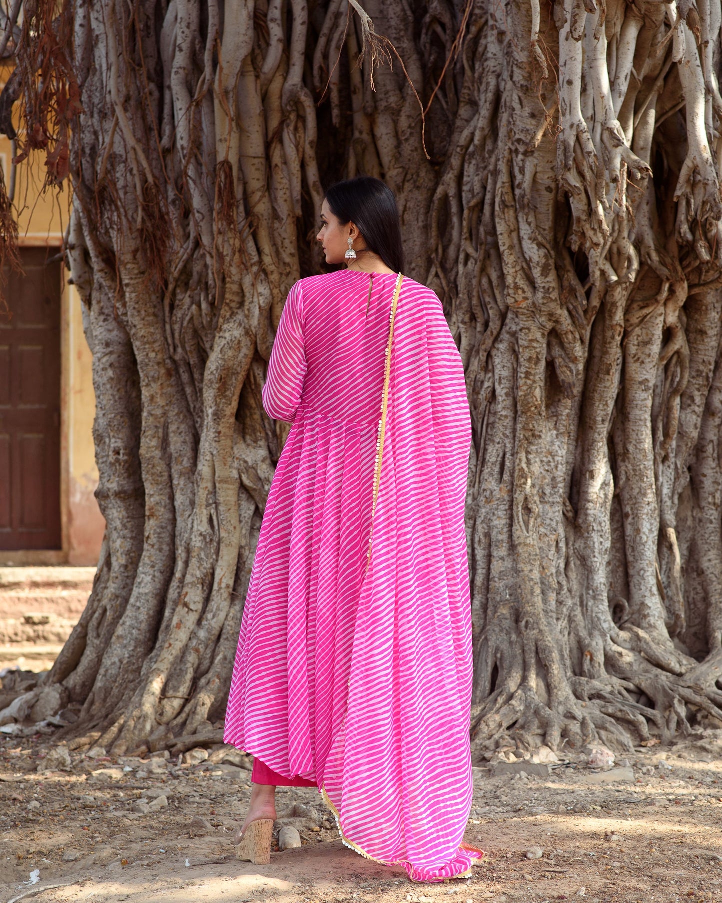 Rang Pink Anarkali Set