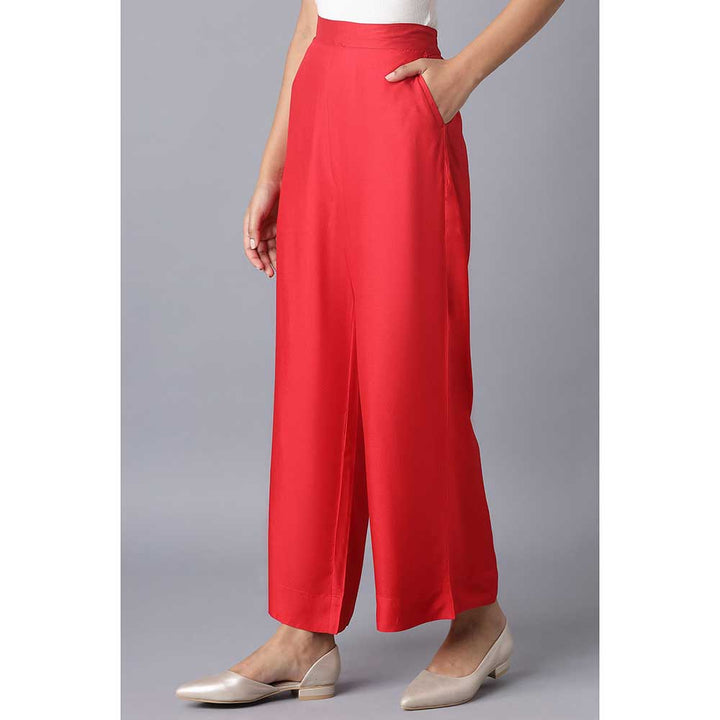 Elleven Red Basic Trousers