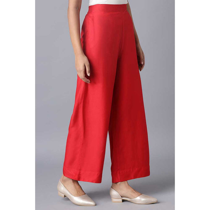 Elleven Red Basic Trousers