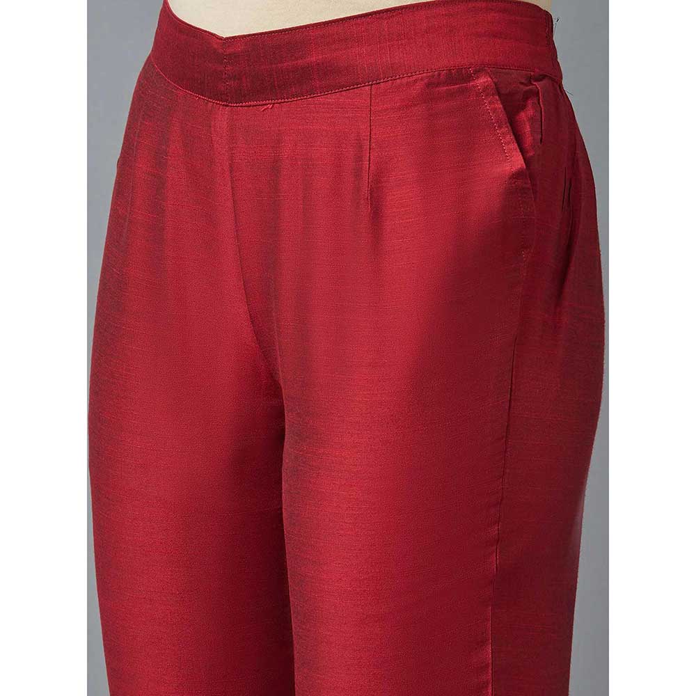 Eleven Red Festive Pants