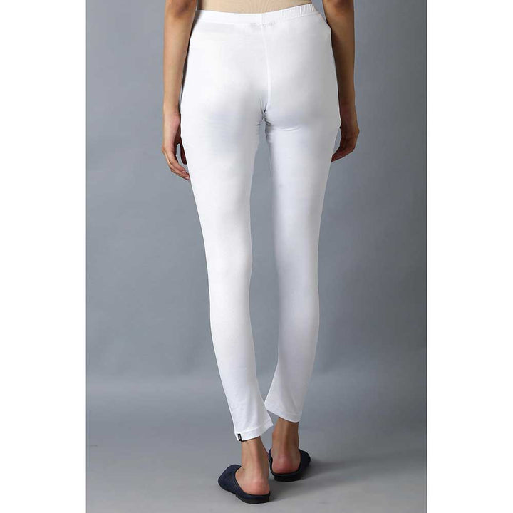 Elleven Shimmer White Snug Fit Tights