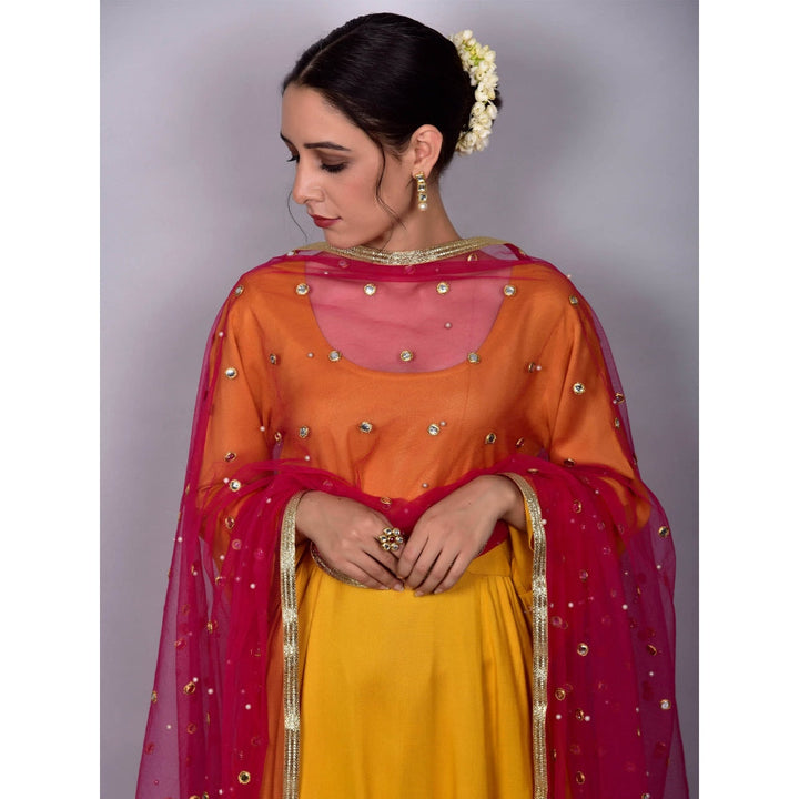 Empress Pitara Jugni Mustard Suit Set