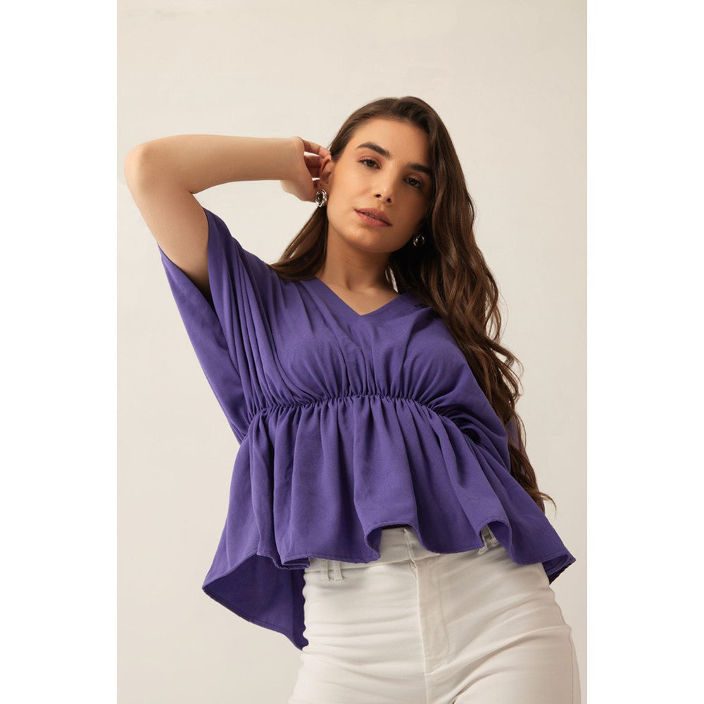 Enness Studio Luna Purple Top