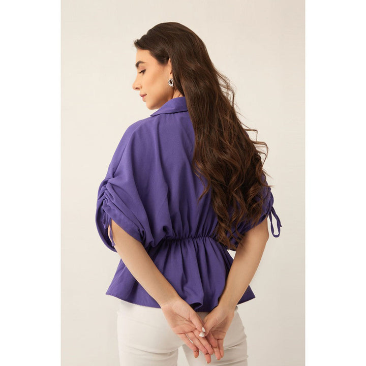 Enness Studio Luna Purple Top