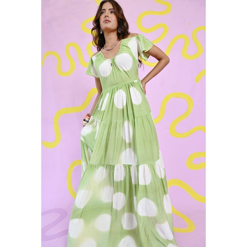 Fancy Pastels Dreamer Maxi Dress - Green