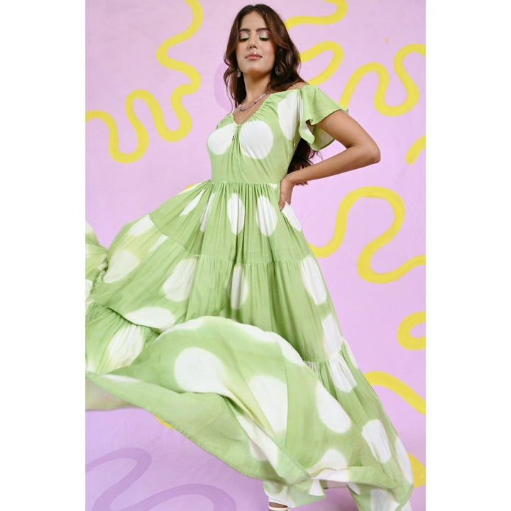 Fancy Pastels Dreamer Maxi Dress - Green