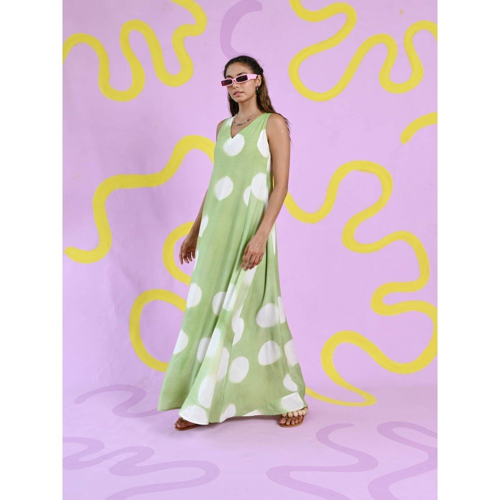 Fancy Pastels Dreamer Sleeveless Dress - Green