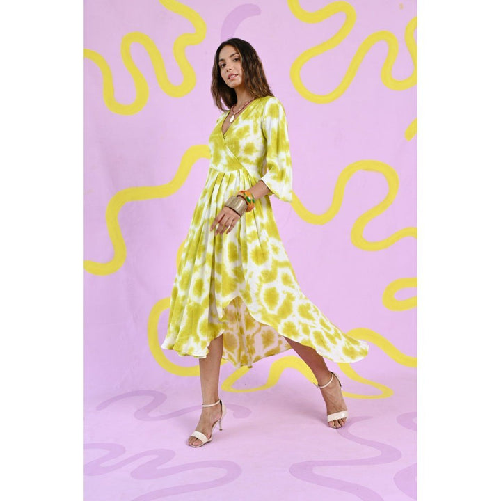 Fancy Pastels Marina Midi Dress - Yellow