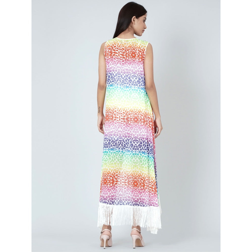 First Resort by Ramola Bachchan Multicolour Animal Print Cover-Up