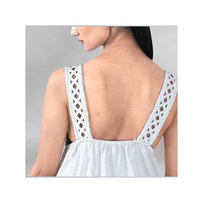 First Resort by Ramola Bachchan White Handkerchief Dress
