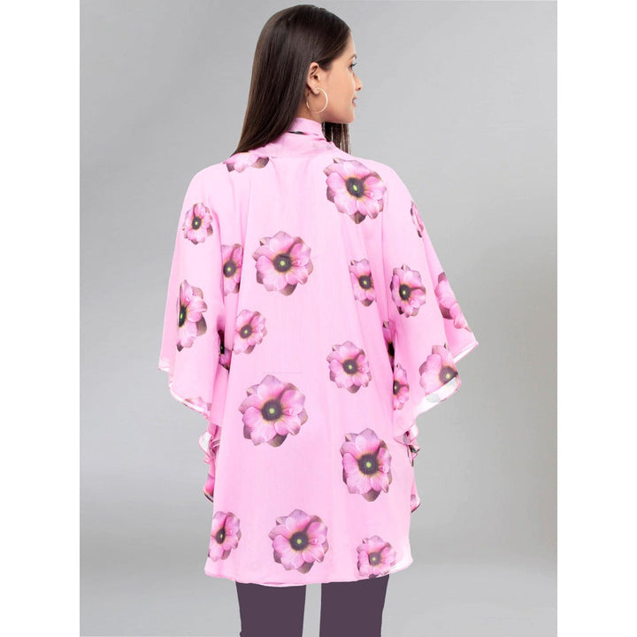 First Resort by Ramola Bachchan Pink Floral Top