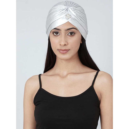First Resort by Ramola Bachchan Silver Turban
