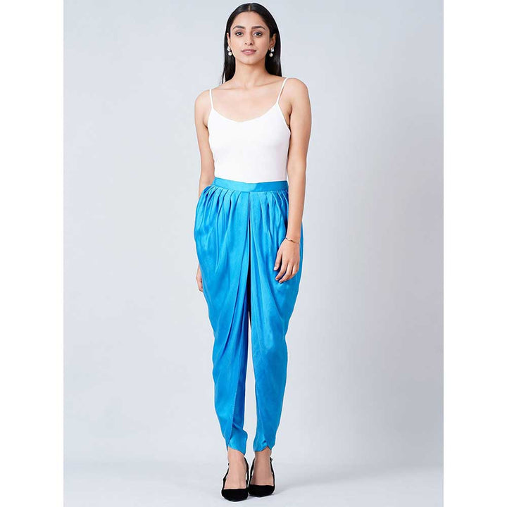 First Resort by Ramola Bachchan Turquoise Tulip Pants