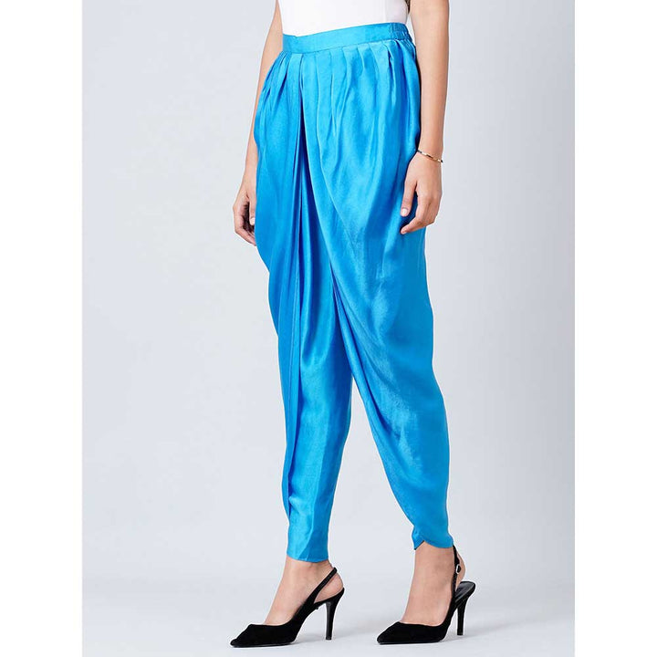 First Resort by Ramola Bachchan Turquoise Tulip Pants