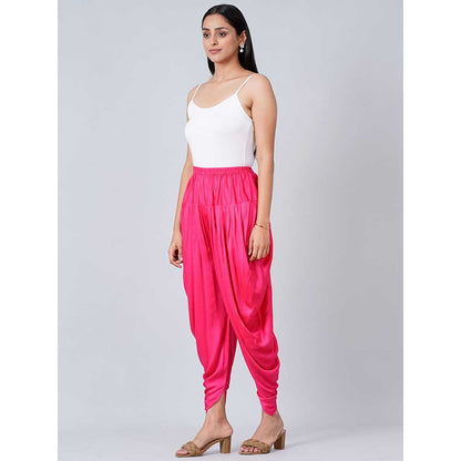 First Resort by Ramola Bachchan Pink Dhoti Pants