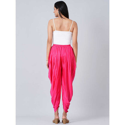 First Resort by Ramola Bachchan Pink Dhoti Pants