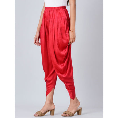 First Resort by Ramola Bachchan Green Embellished Tunic with Dhoti Pants & Dupatta (Set of 3)