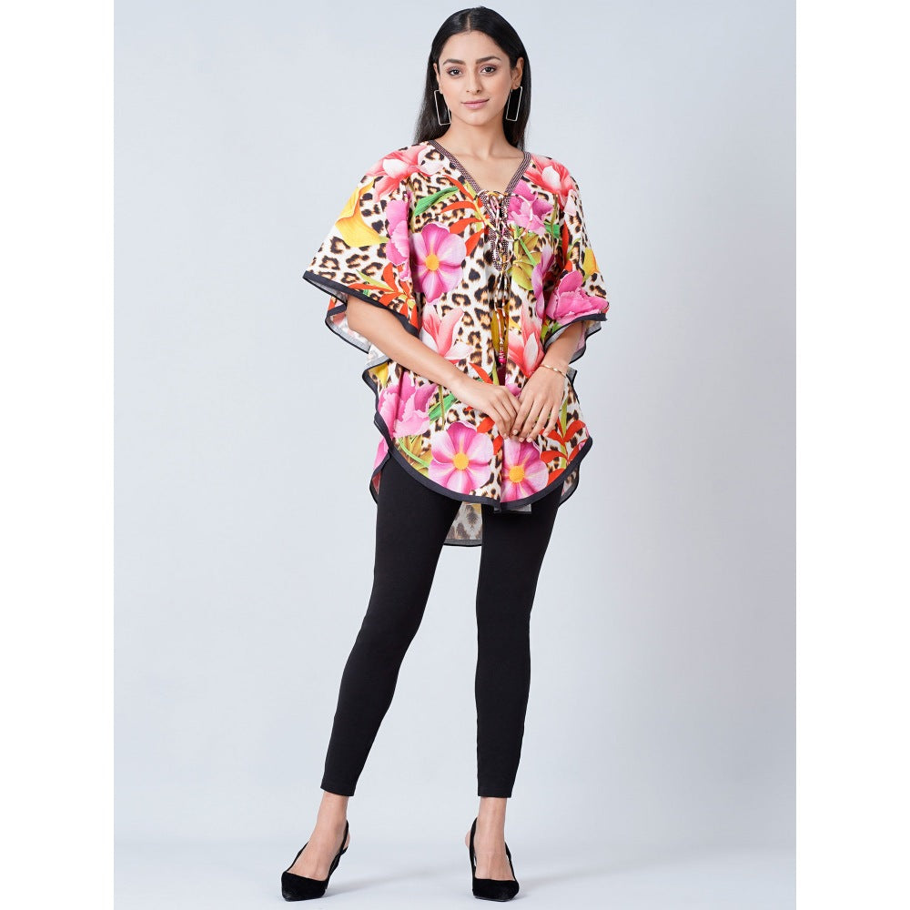 First Resort by Ramola Bachchan Multi-Color Floral Tunic