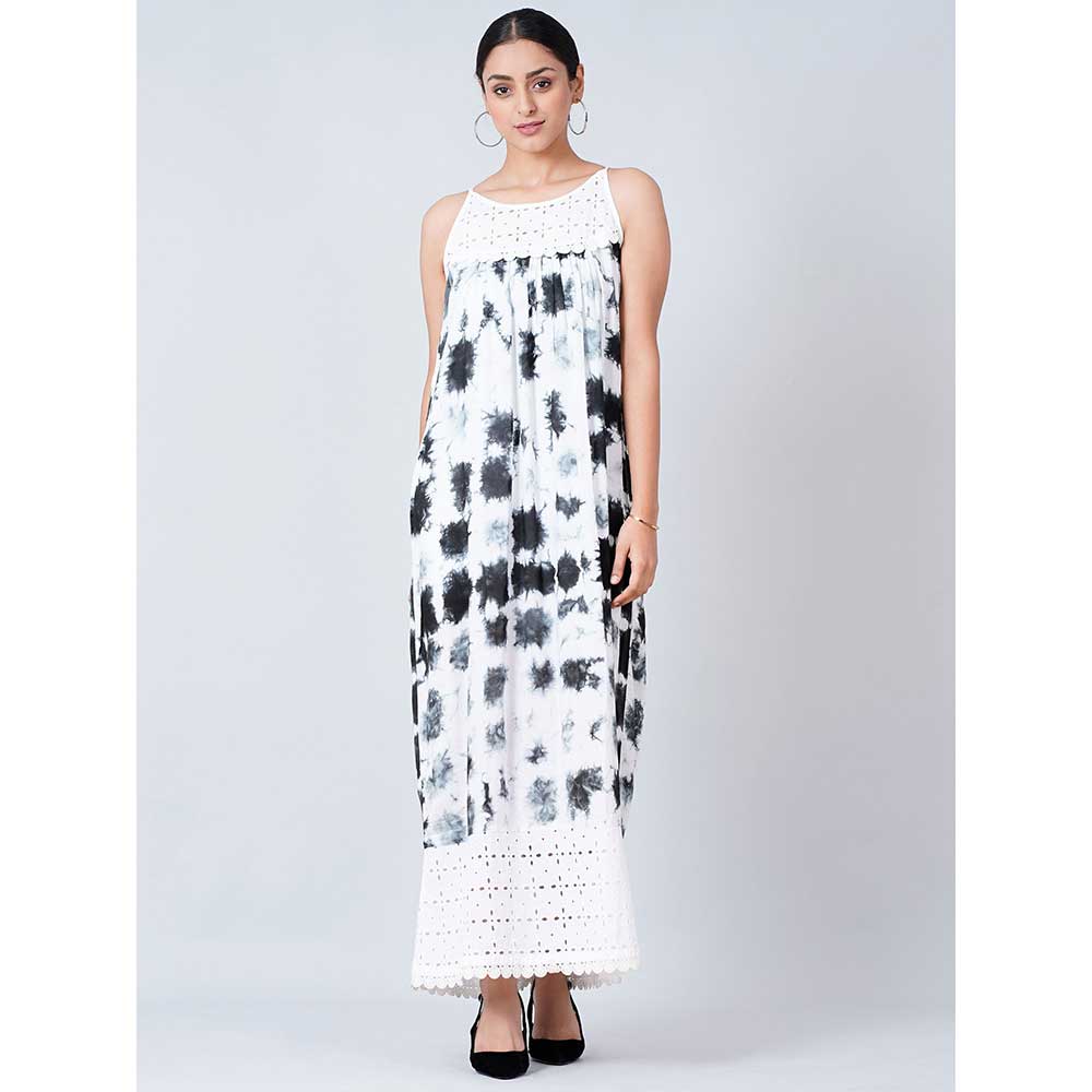 First Resort by Ramola Bachchan White Boho Slip Dress