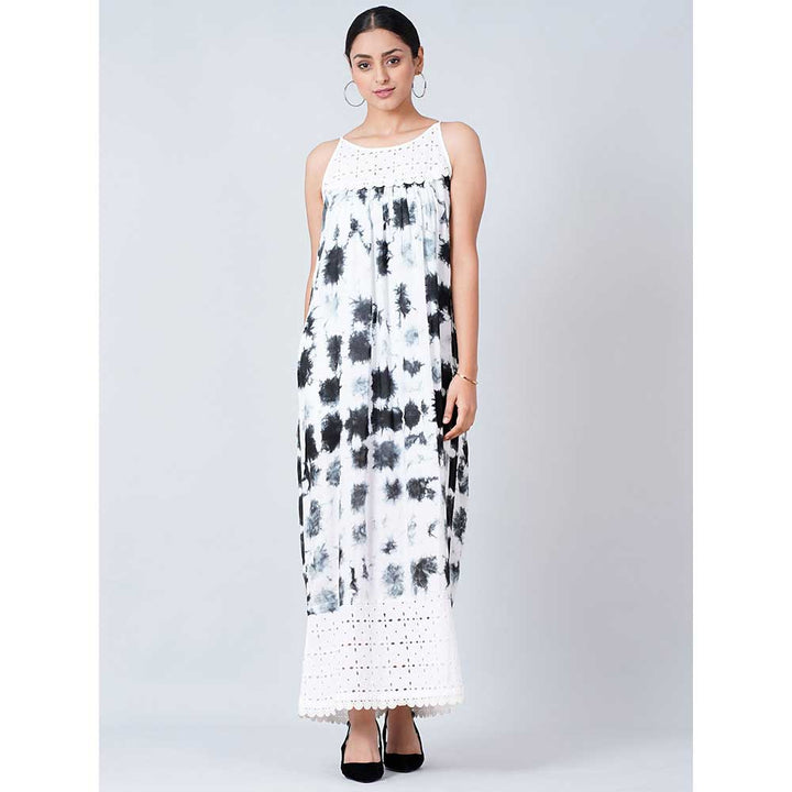 First Resort by Ramola Bachchan White Boho Slip Dress
