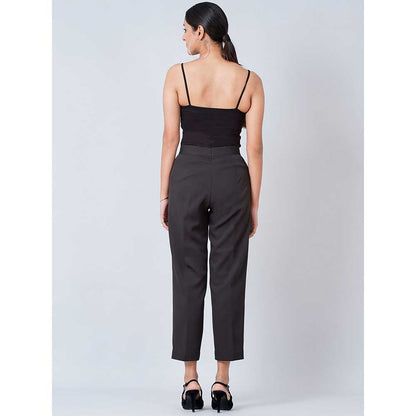 First Resort by Ramola Bachchan Black Slim Fit Pants