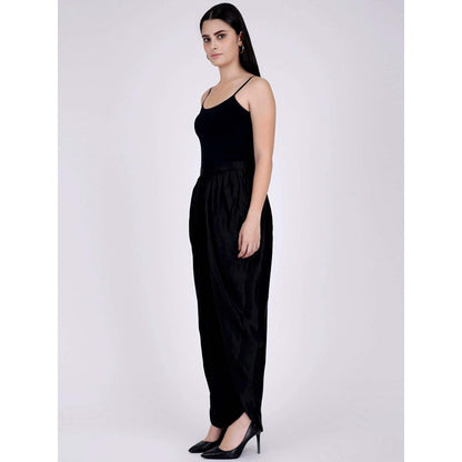 First Resort by Ramola Bachchan Black Tulip Pants