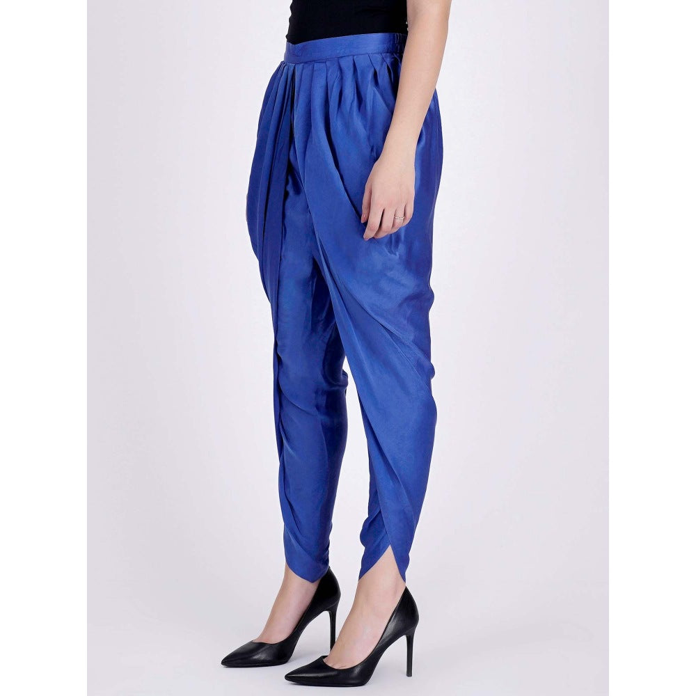 First Resort by Ramola Bachchan Navy Blue Tulip Pants