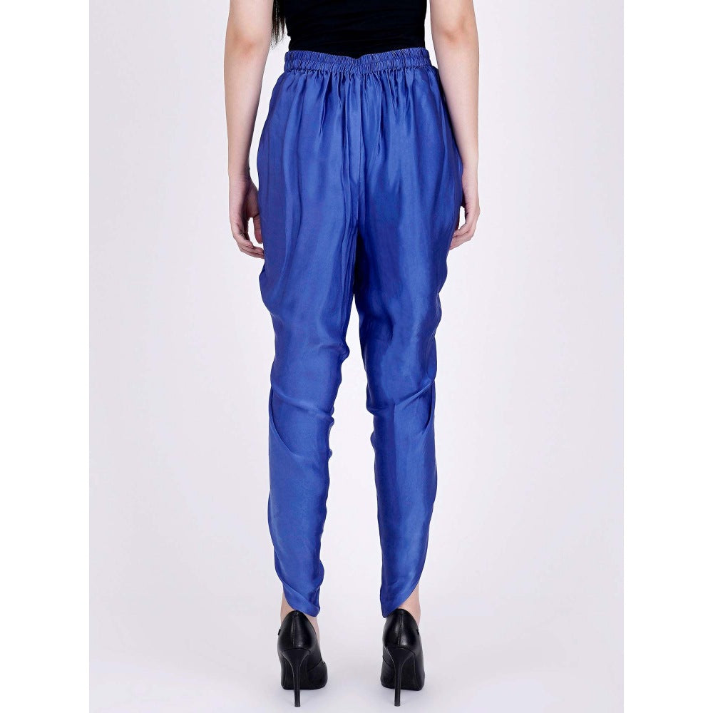 First Resort by Ramola Bachchan Navy Blue Tulip Pants