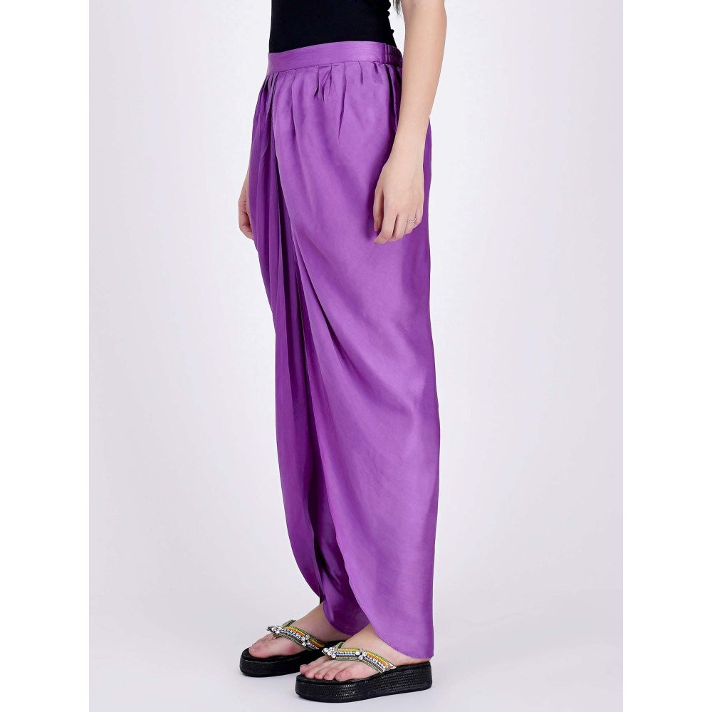 First Resort by Ramola Bachchan Violet Tulip Pants