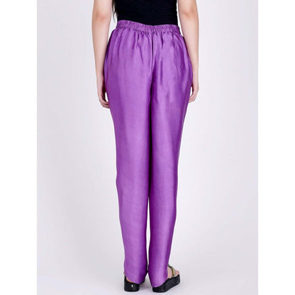 First Resort by Ramola Bachchan Violet Tulip Pants