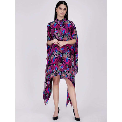 First Resort by Ramola Bachchan Pink Deep Sea Print Tunic Dress