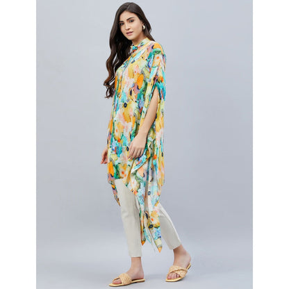 First Resort by Ramola Bachchan Multicoloured Marine Print Tunic Dress