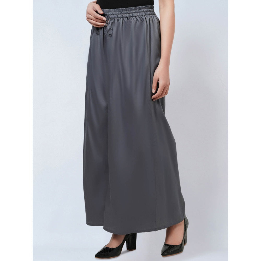 First Resort by Ramola Bachchan Grey Cotton Pants