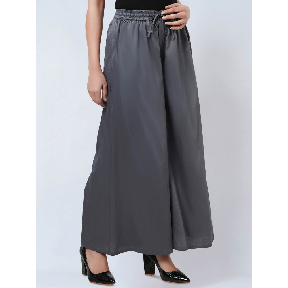 First Resort by Ramola Bachchan Grey Cotton Pants