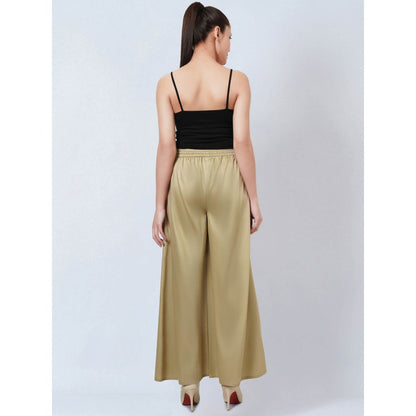 First Resort by Ramola Bachchan Sand Cotton Pants