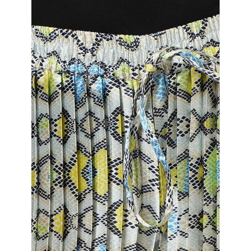 First Resort by Ramola Bachchan Multi-Color Printed Pleated Palazzo