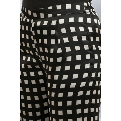 First Resort by Ramola Bachchan Ivory and Black Box Pants