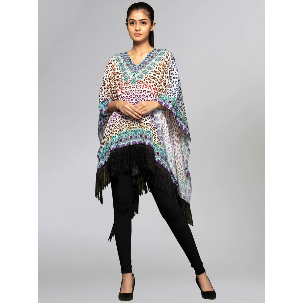 First Resort by Ramola Bachchan Multicoloured Animal Print Tunic