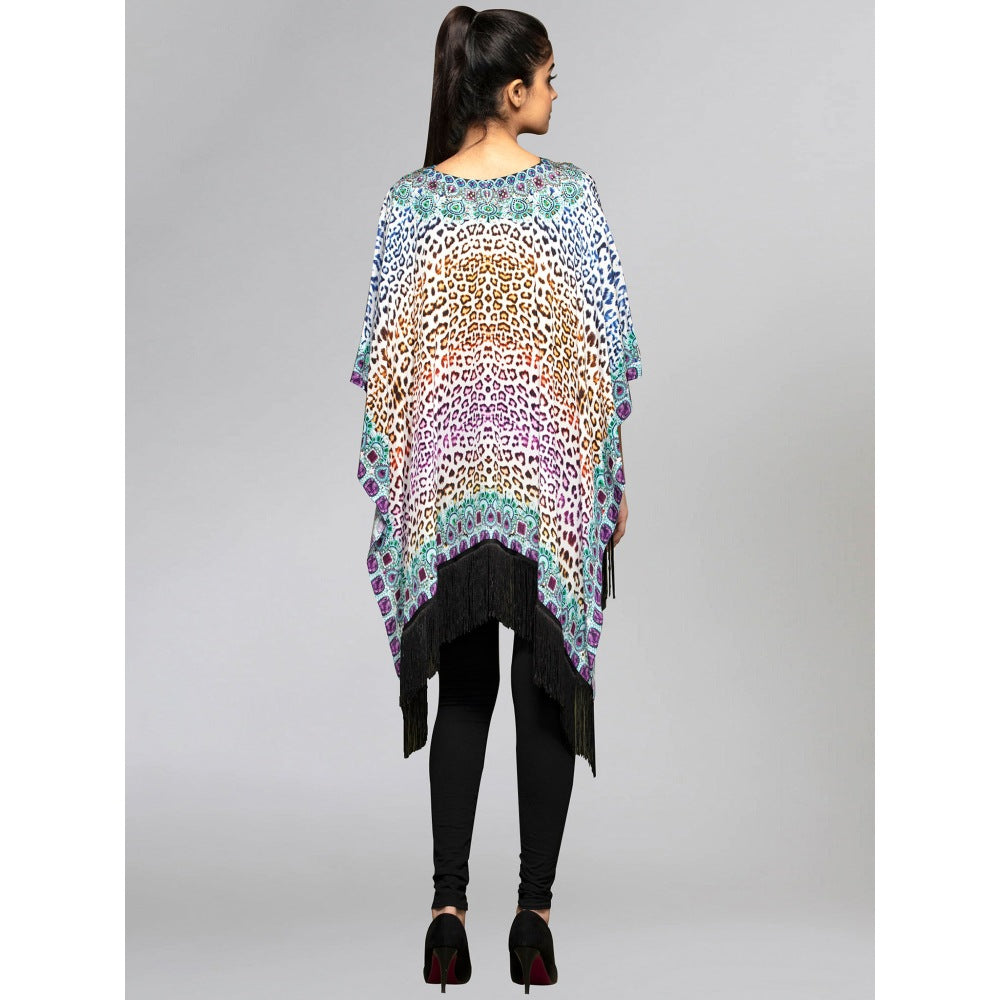 First Resort by Ramola Bachchan Multicoloured Animal Print Tunic