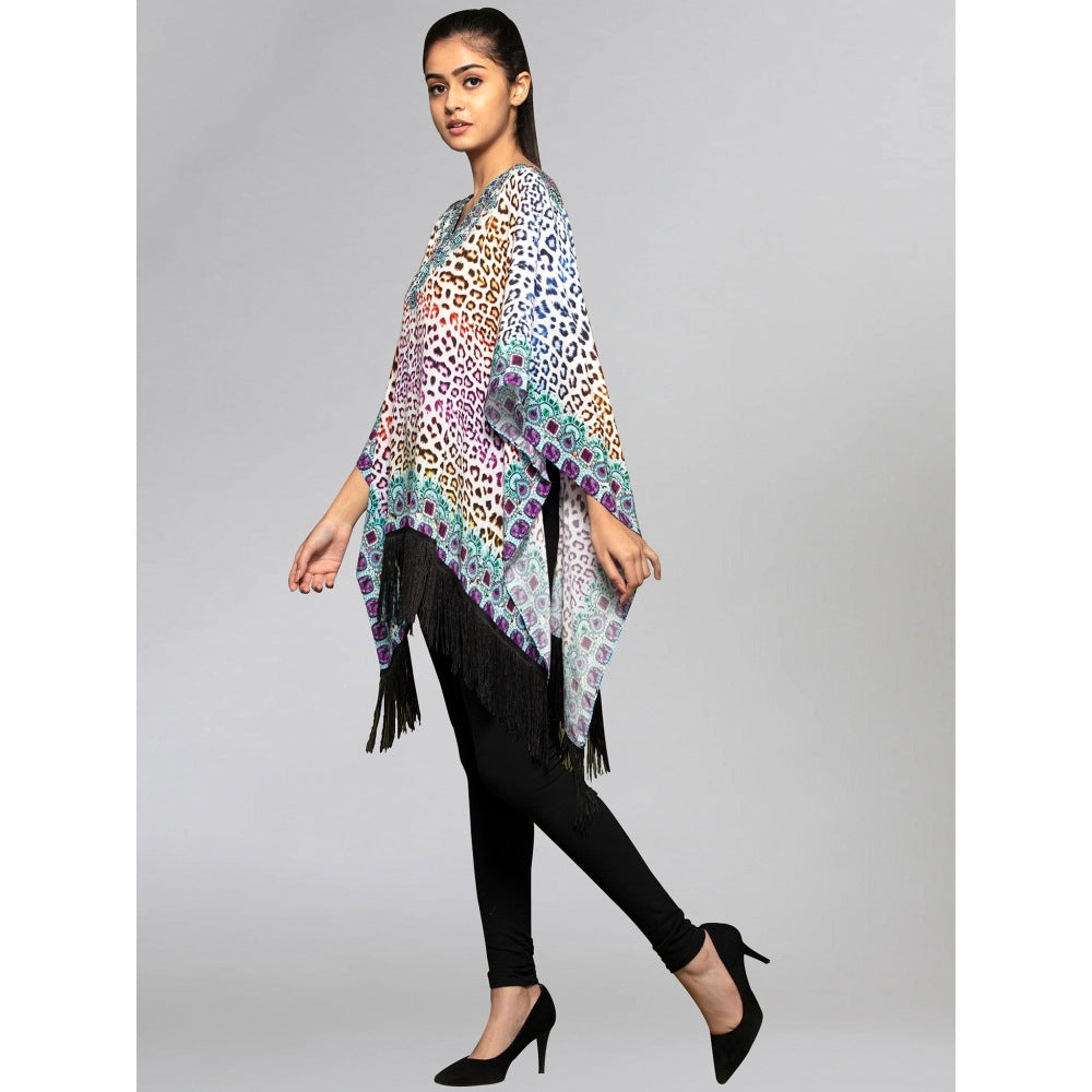 First Resort by Ramola Bachchan Multicoloured Animal Print Tunic