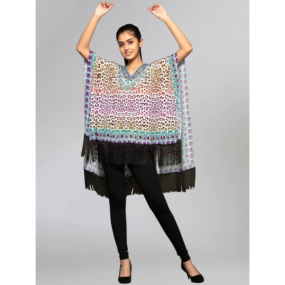 First Resort by Ramola Bachchan Multicoloured Animal Print Tunic