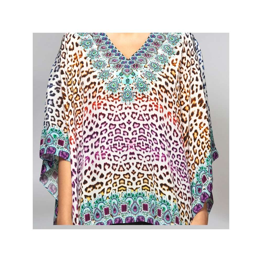 First Resort by Ramola Bachchan Multicoloured Animal Print Tunic
