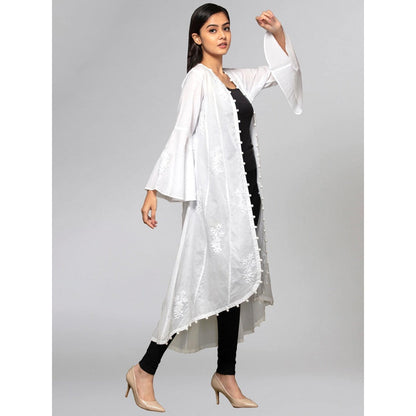 First Resort by Ramola Bachchan White Shrugs