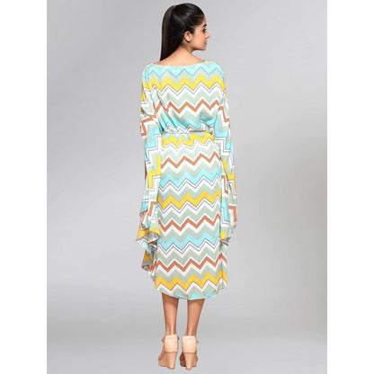 First Resort by Ramola Bachchan Multi Colour Dress