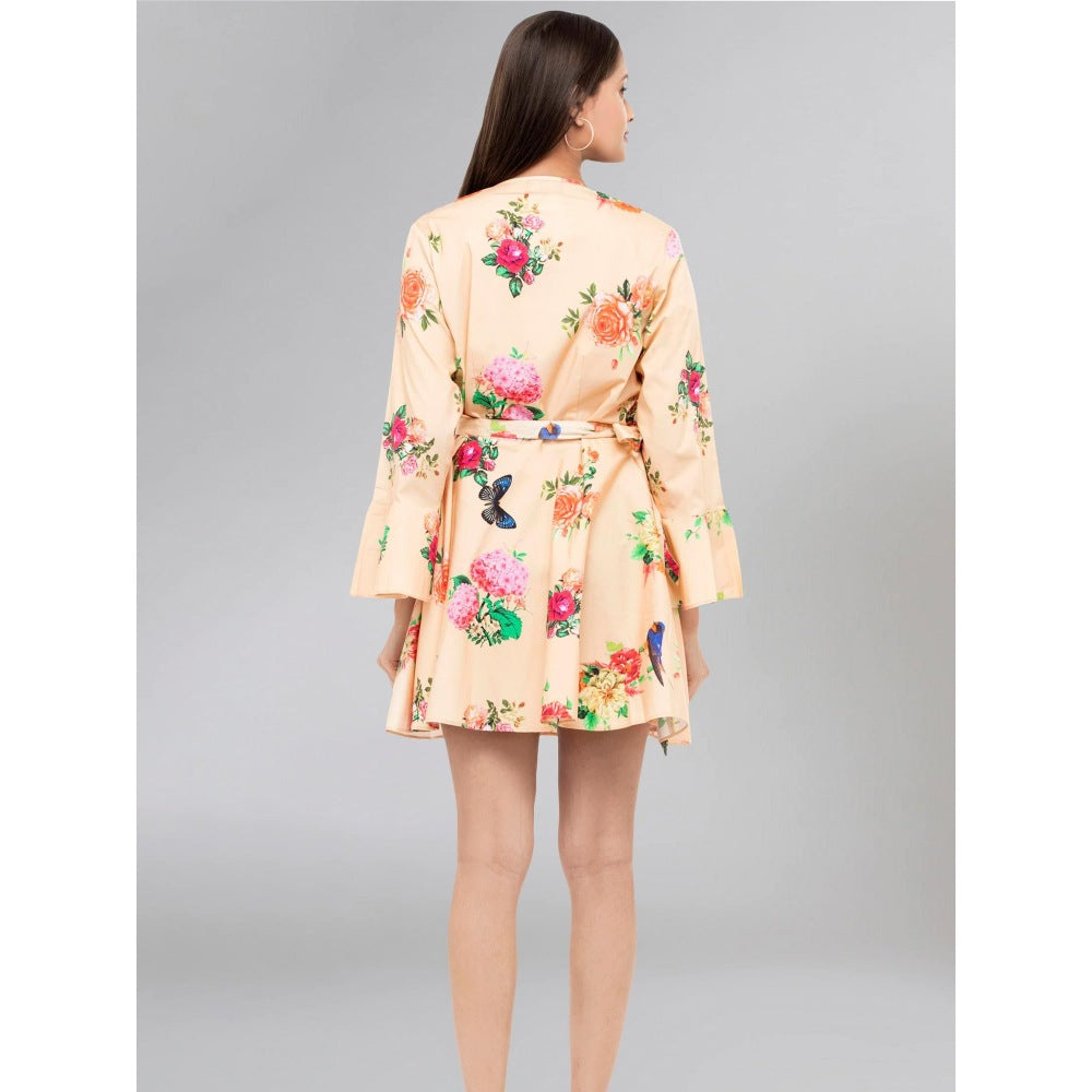 First Resort by Ramola Bachchan Peach Dress