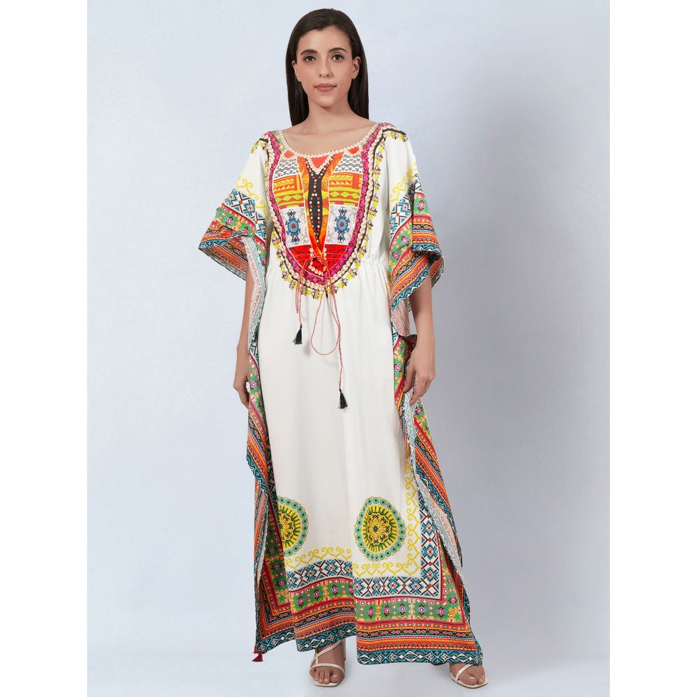 First Resort by Ramola Bachchan Multi Colour Kaftan