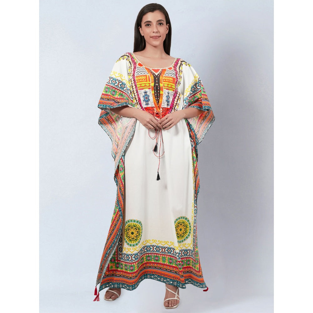 First Resort by Ramola Bachchan Multi Colour Kaftan