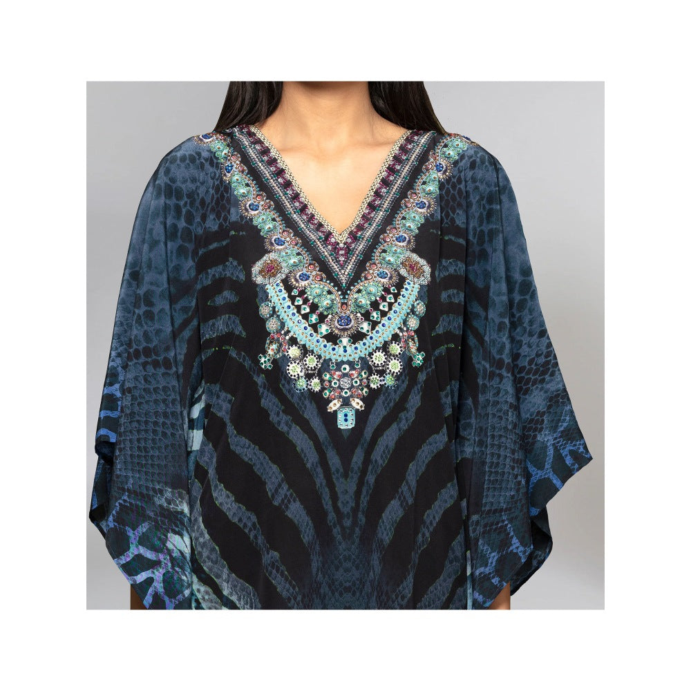First Resort by Ramola Bachchan Multi Colour Kaftan